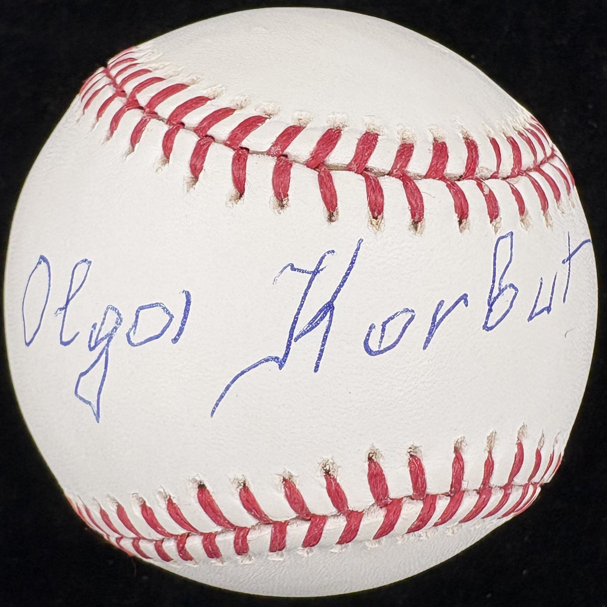Olga Korbut Signed Baseball JSA