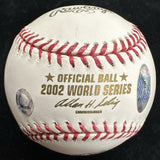 Troy Glaus 02 WS MVP Signed 2002 World Series Logo Baseball MLB Holo