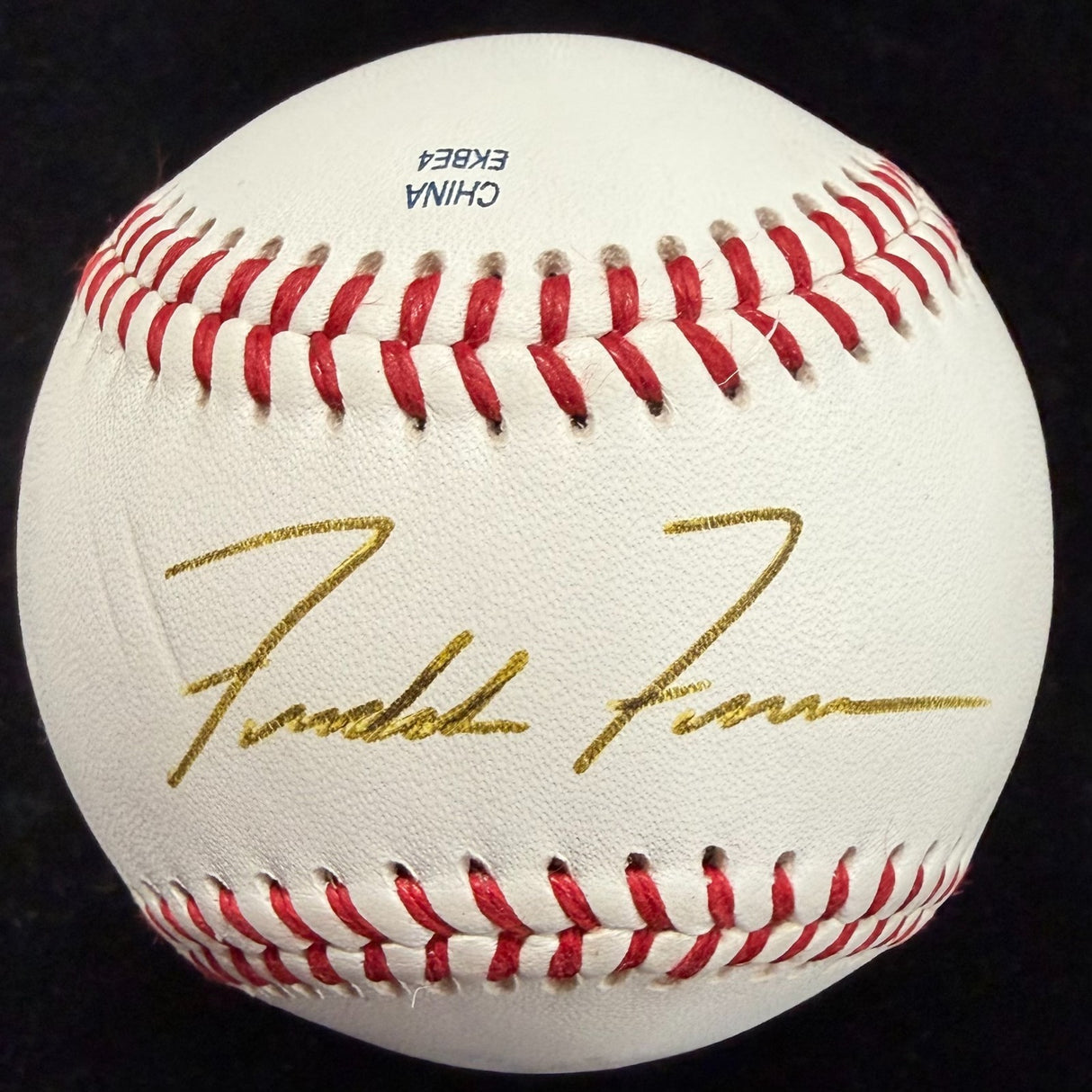 Freddie Freeman Period Auto Signed International League MiLB JSA