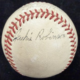 Jackie Robinson Single Signed ONL Ford C. Frick Spalding Baseball JSA LOA