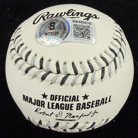 Frank Thomas 521 HRs HOF Chicago White Sox Signed Team Stitch Logo Baseball BAS