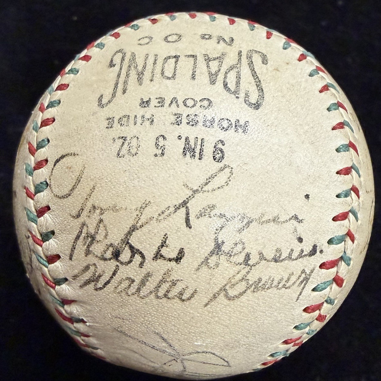 Babe Ruth Lou Gehrig 1933 New York Yankees Team Signed Baseball PSA JSA Beckett