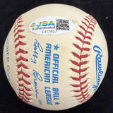 Larry Doby Merry Xmas Signed Baseball JSA