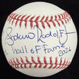 Andruw Rudolf Jones HOF 2026 Signed Stat Baseball Beckett Witness Holo