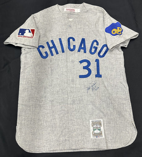 Fergie Jenkins HOF 91 Signed Authentic Chicago Cubs Mitchell Ness Jersey JSA
