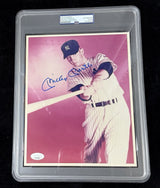 Mickey Mantle Signed 8x10 Rare Image Photo JSA PSA/DNA Encapsulated