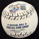 Albert Pujols Signed 2008 All Star Game Logo Baseball Beckett Witness Holo Only