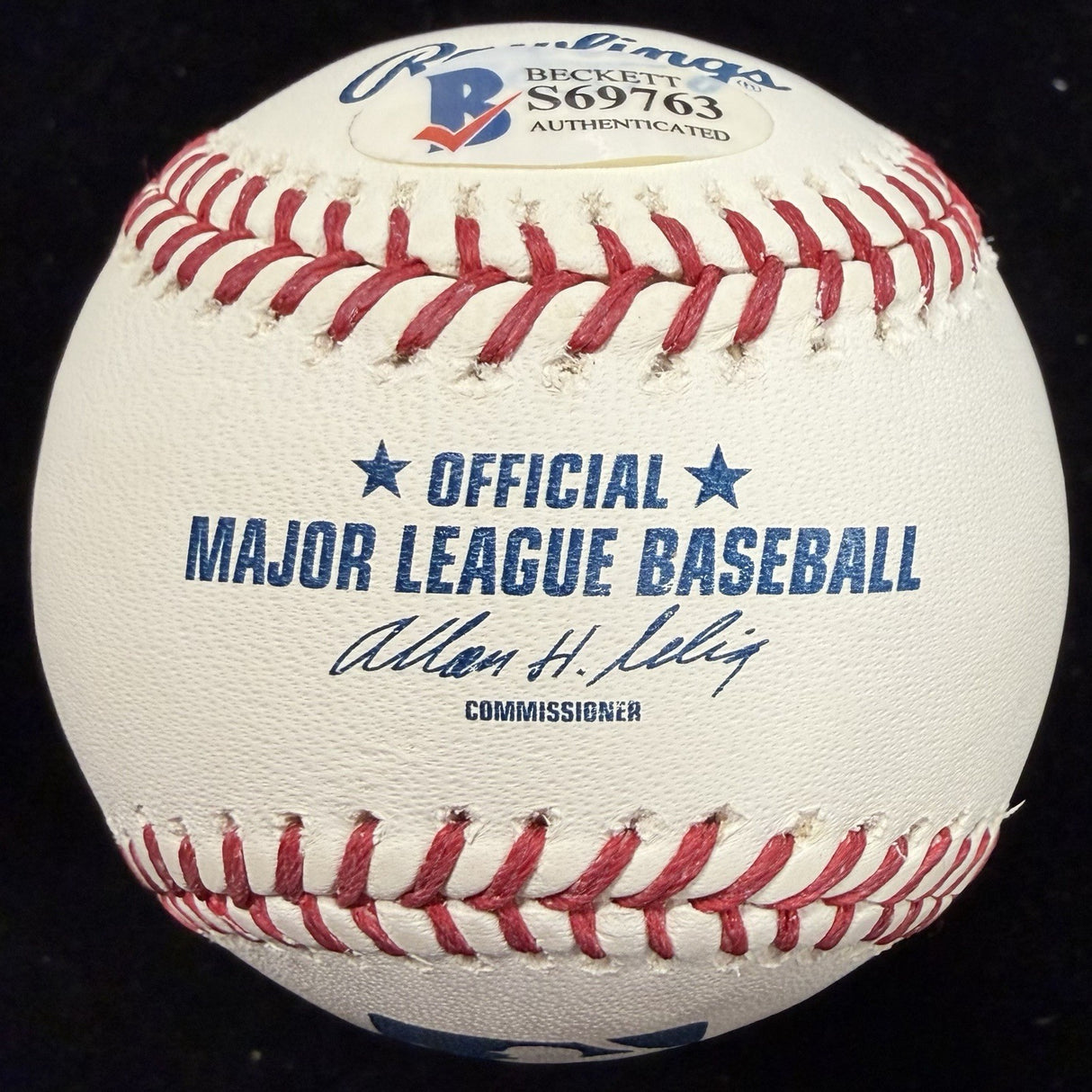 Sammy Sosa 609 HR Signed Baseball Beckett BAS Holo Only