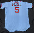 Albert Pujols Authentic St. Louis Cardinals Nike Flex Base Blue Alternate Jersey