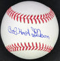 Bob “Hoot” Gibson Signed Nickname Baseball Beckett BAS