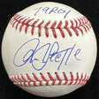 Rick Sutcliffe 79 ROY Signed Baseball Tristar Holo