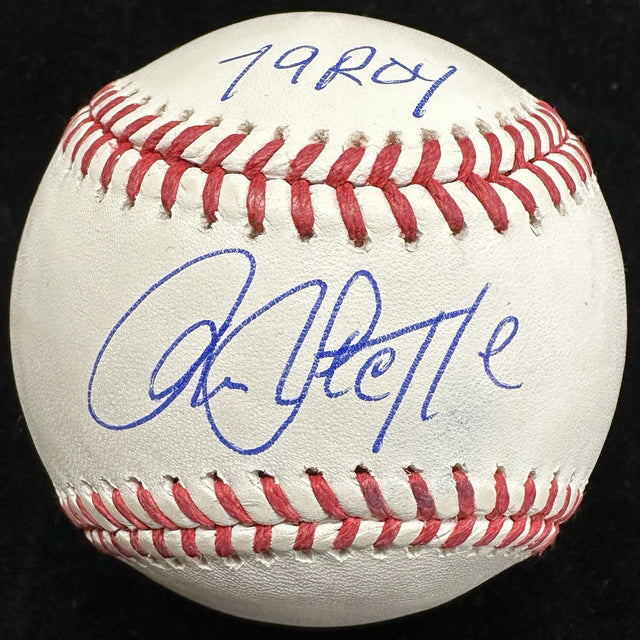 Rick Sutcliffe 79 ROY Signed Baseball Tristar Holo