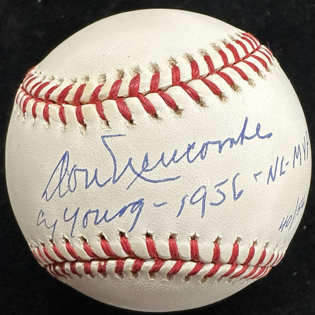 Don Newcombe Cy Young 1956 NL MVP Signed Baseball Tristar MLB Holo