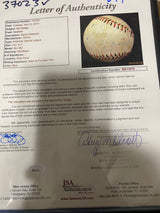Cy Young 511 Single Signed Baseball JSA LOA Wins