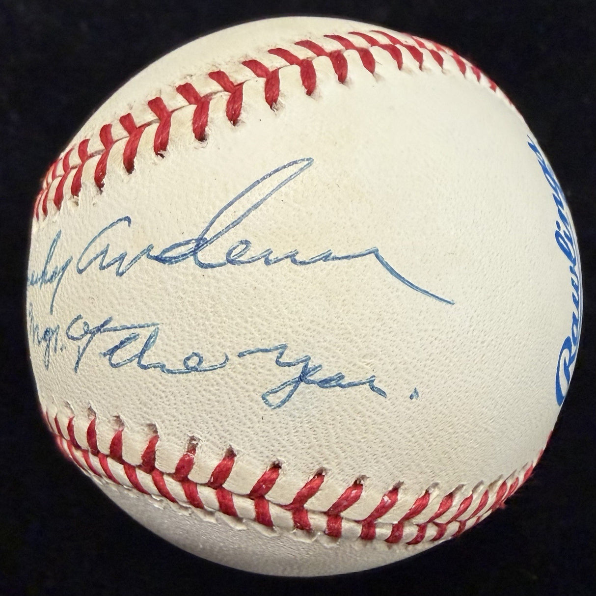 George Sparky Anderson Detroit Tigers Manager Of Year Signed Baseball JSA