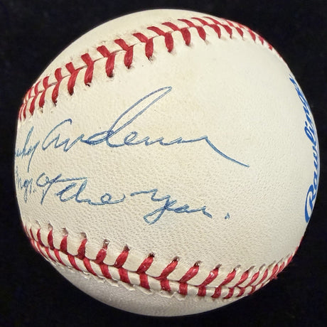 George Sparky Anderson Detroit Tigers Manager Of Year Signed Baseball JSA