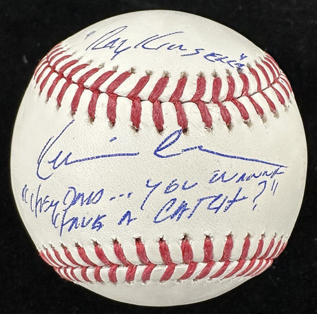 Kevin Costner Ray Kinsella Field Of Dreams Quote Signed Baseball SWAU