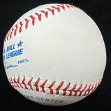 Ted Williams Signed OAL Brown Baseball PSA/DNA LOA