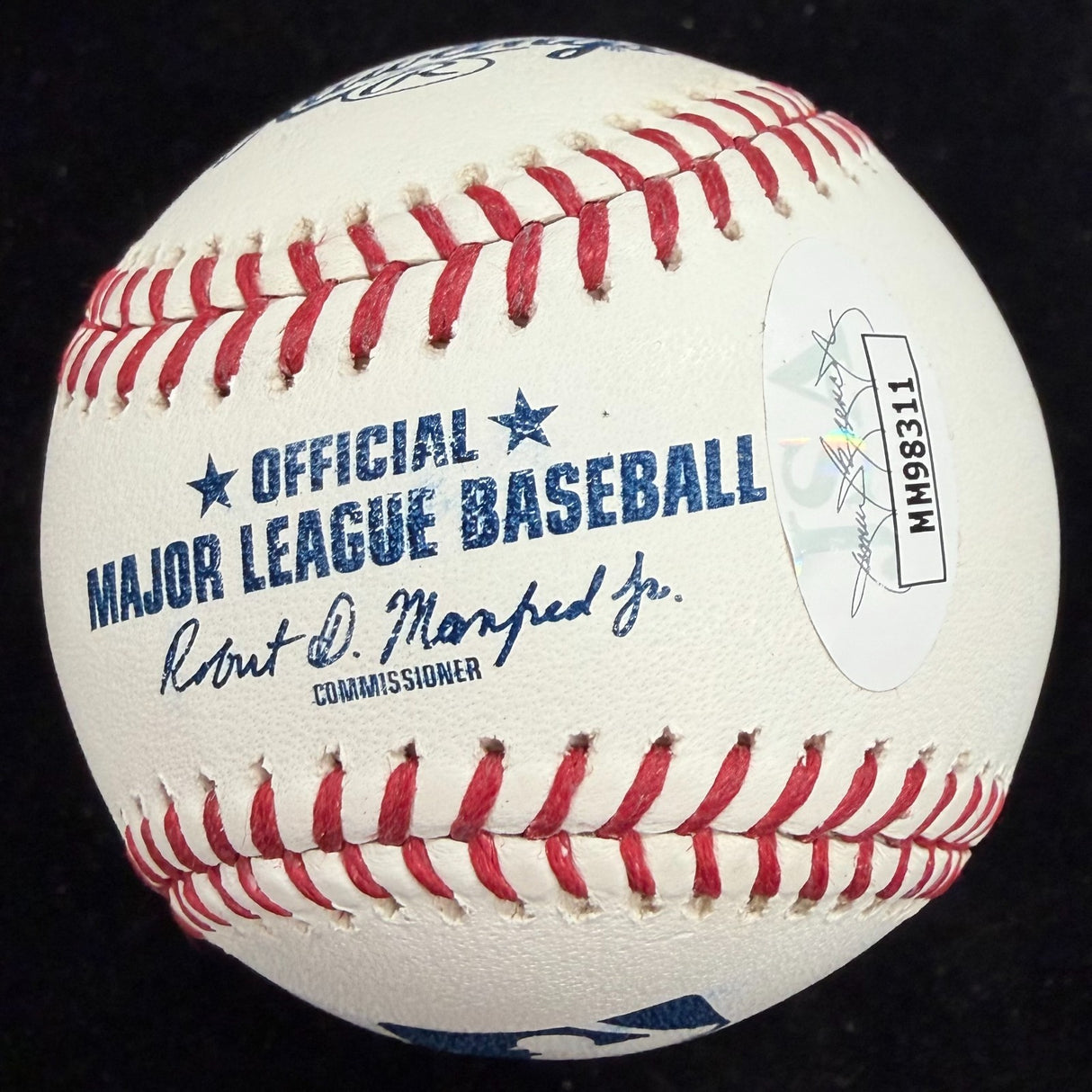 Trevor Bauer Rachel Luba Signed Baseball JSA
