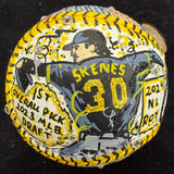 Paul Skenes Gas Station Charles Fazzino 1/1 Painted Baseball Fanatics MLB Holo