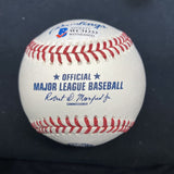 Sammy Sosa Signed Globe Life Park Final Season Logo Baseball BAS 