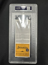 Ichiro Suzuki Signed 3,000 Hit Ticket PSA/DNA Encapsulated 