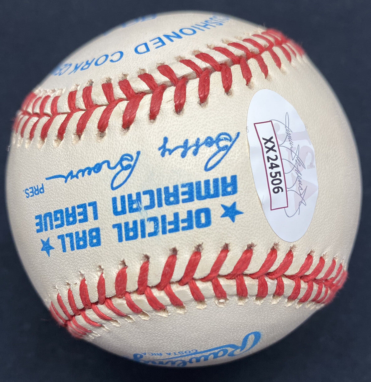 Charlie Gehringer The Mechanical Man Signed Baseball JSA LOA