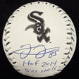 Frank Thomas 521 HRs HOF Chicago White Sox Signed Team Stitch Logo Baseball BAS