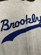 Leo Durocher Signed Brooklyn Dodgers Powers Jersey JSA LOA