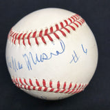 Stan “The Man” Musial #6 HOF MVP Batting Titles Stat Signed Baseball PSA/DNA