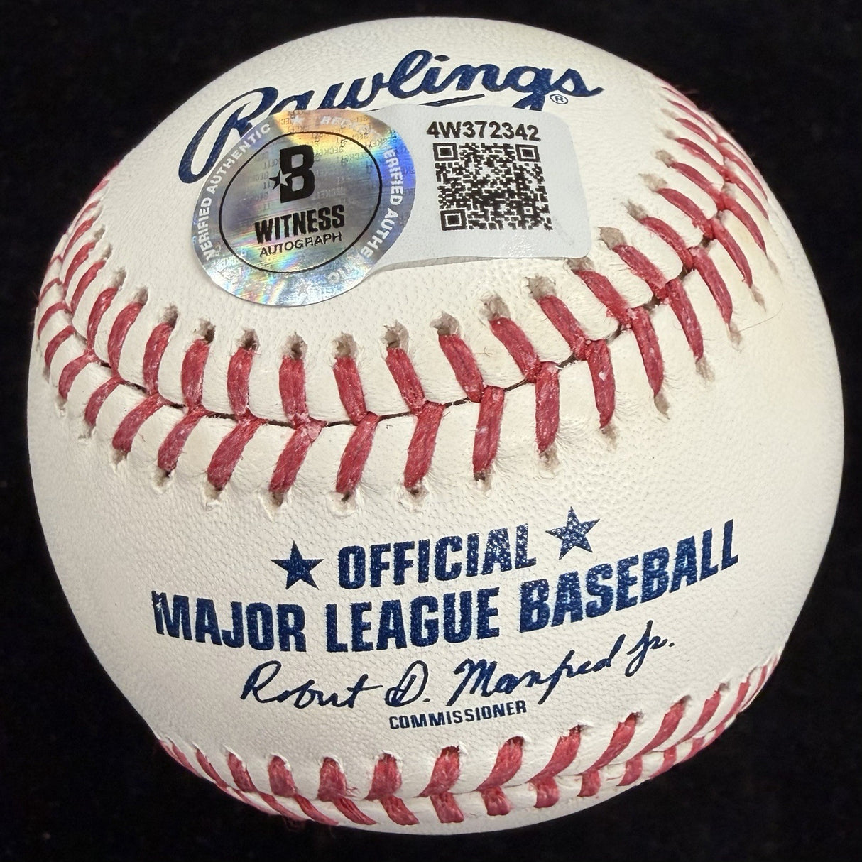 Andruw Jones 434 HR Signed Baseball Beckett Witness Holo