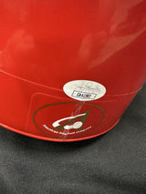 Johnny Bench HOF 89 Signed Authentic Cincinnati Reds Batting Helmet JSA