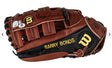 Barry Bonds Signed Game Model Wilson A2000 Glove MLB Holo Bonds Holo