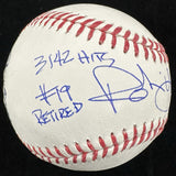 Robin Yount HOF MVP Signed Stat Baseball PSA Beckett Holograms 