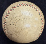 Babe Ruth Jimmie Foxx 1934 Tour Of Japan Signed Baseball PSA/DNA LOA