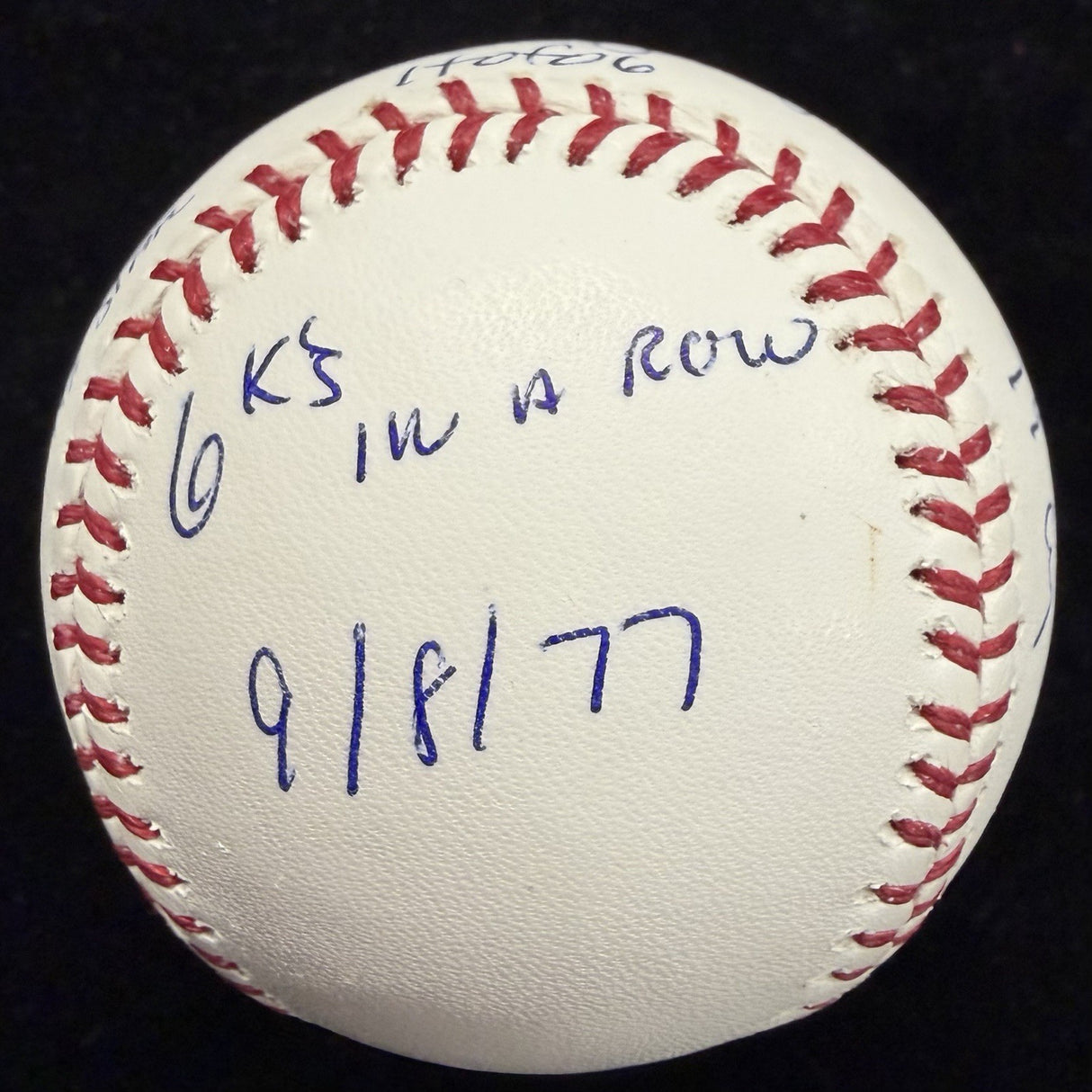 Howard Bruce Sutter HOF 2006 Full Name Signed Stat Baseball PSA/DNA