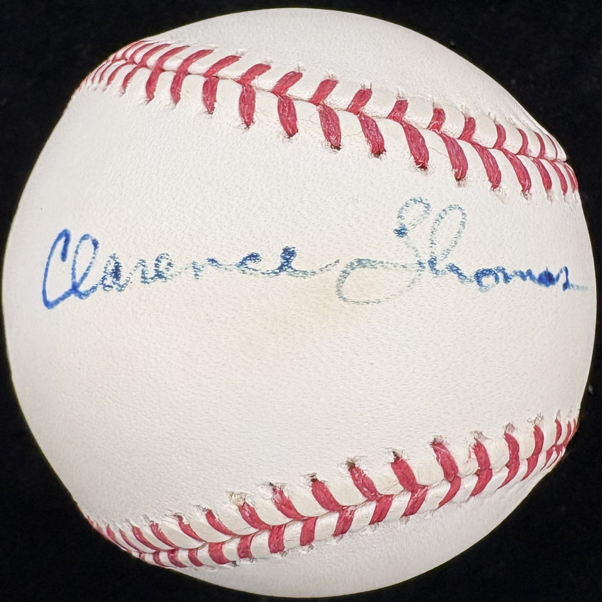 Clarence Thomas Signed Baseball JSA