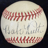 Babe Ruth Single Signed OAL Reach Harridge WW2 Baseball JSA PSA/DNA LOA