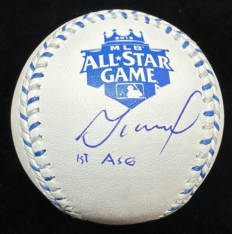 Jose Altuve 1st ASG Signed 2012 All-Star Game Logo Baseball JSA 