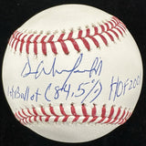 Dave Winfield 1st Ballot HOF 2001 Signed Baseball JSA Witness 