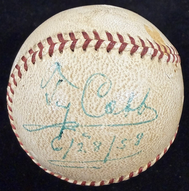 Ty Cobb Single Signed Harridge OAL Baseball PSA/DNA LOA