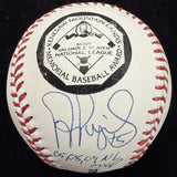 Albert Pujols 05, 08, 09 NL MVP Signed MVP Logo Baseball Beckett Witness