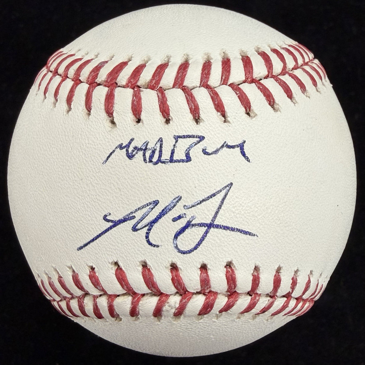 Madison Bumgarner Mad Bum Nickname Signed Baseball MLB Holo