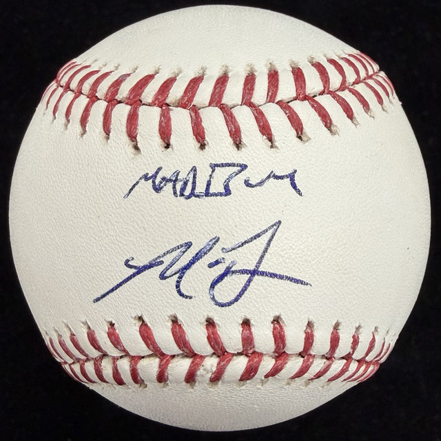 Madison Bumgarner Mad Bum Nickname Signed Baseball MLB Holo