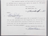 Elvis Presley Signed 1968 NBC Comeback Special Contract/Agreement PSA/DNA LOA