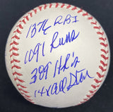 Johnny Bench HOF MVP ROY Signed Stat Baseball Fanatics MLB Holo