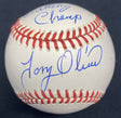 Tony Oliva 3x AL Batting Champ Signed Baseball JSA