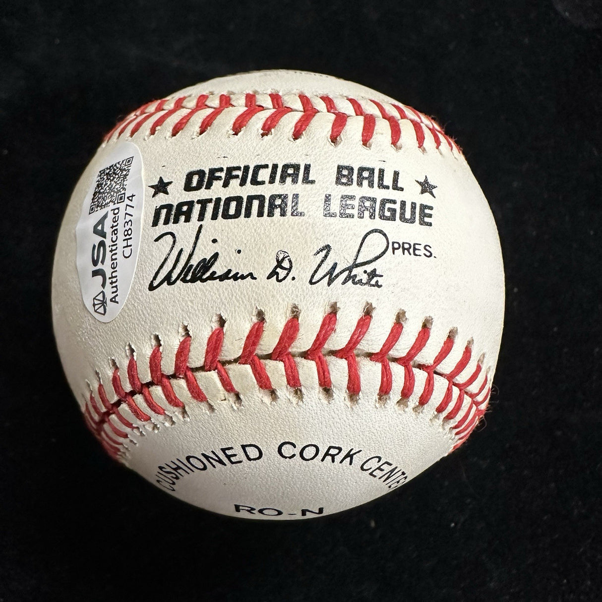 Warren Spahn #21 Signed Baseball JSA