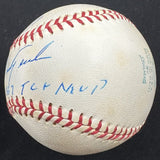 Carl Yastrzemski 1967 TC + MVP HOF 89 Signed ROAL Joe Cronin Baseball PSA