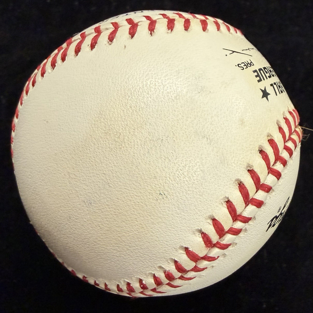 Warren Spahn Merry Xmas Signed Baseball JSA